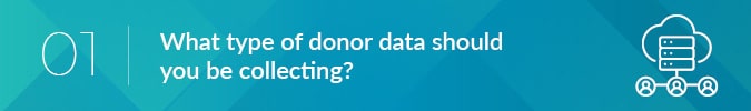 donor data and donor communication