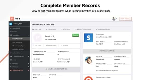 Product image of Join It free membership management software