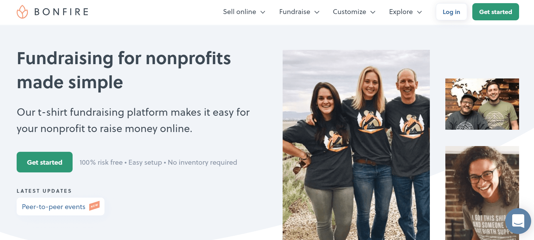 Bonfire is an online fundraising platform that helps nonprofits raise more through t-shirt fundraising. 