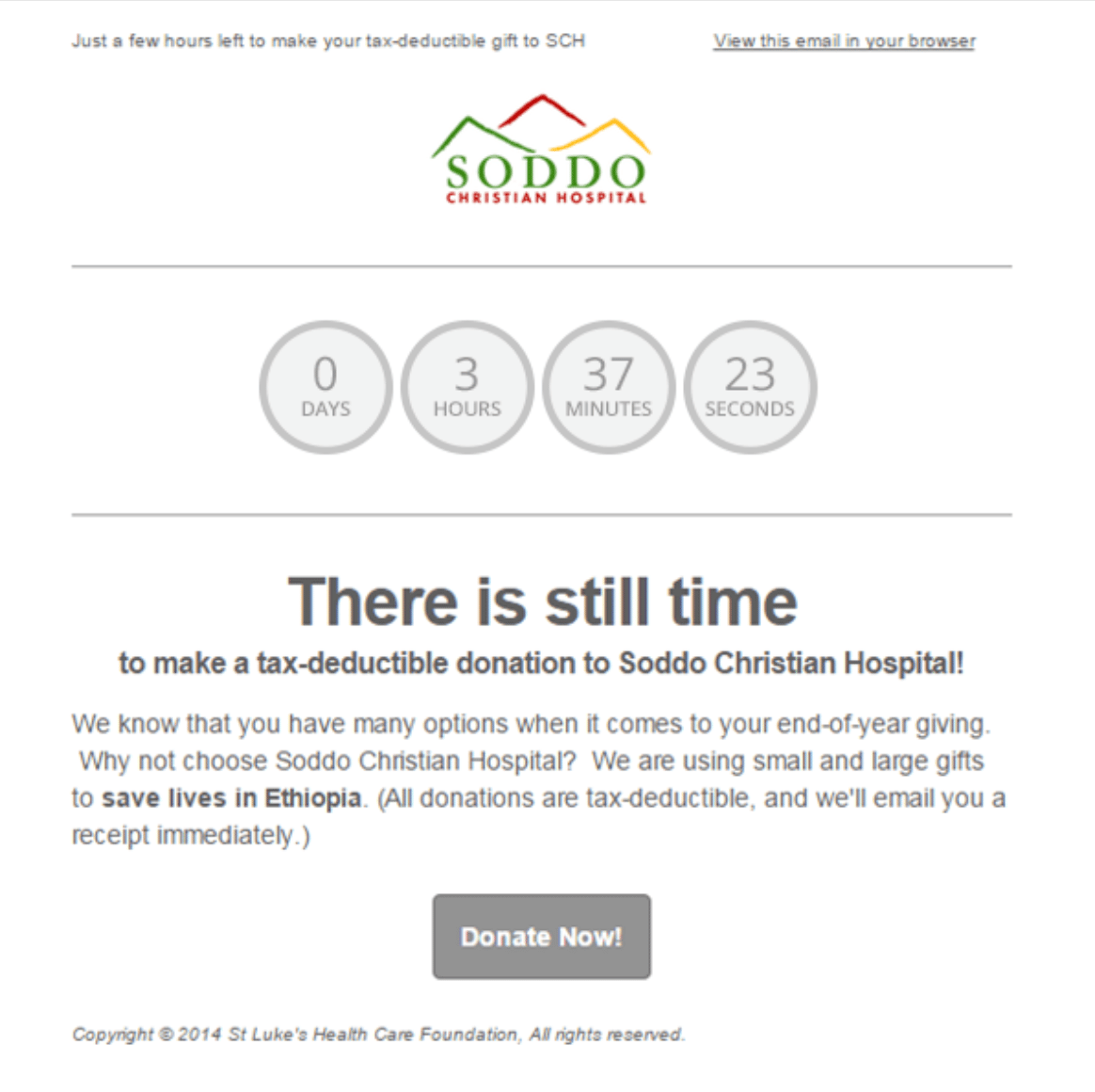 example of end of year donation letter from soddo