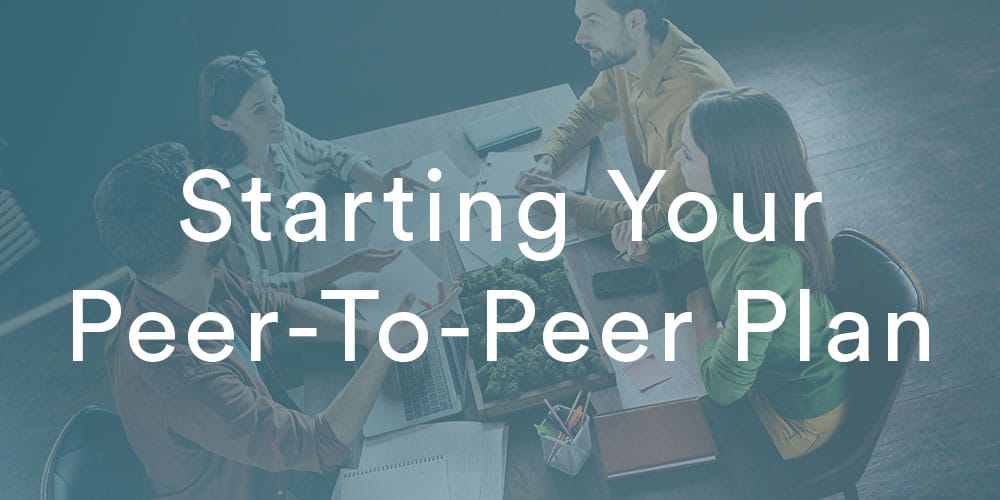 section image starting your peer to peer plan