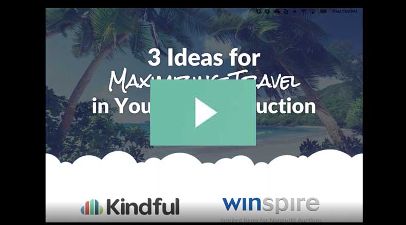 [Webinar Recap] 3 Ideas for Maximizing Travel at Your Auction header image