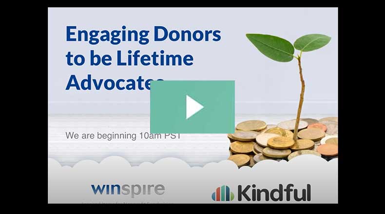 [Webinar Recap] Engaging Donors to be Lifetime Advocates header image
