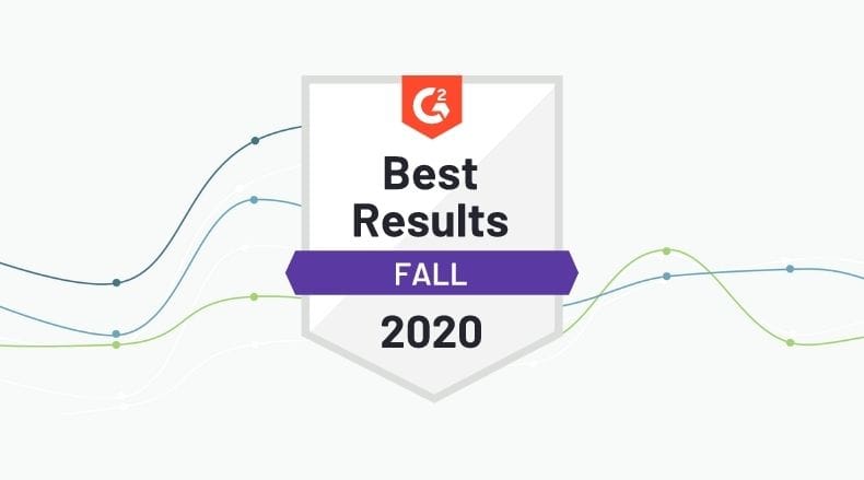 Kindful best results G2 crowd badge fall 2020