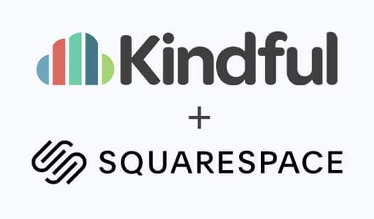 kindful and squarespace logos