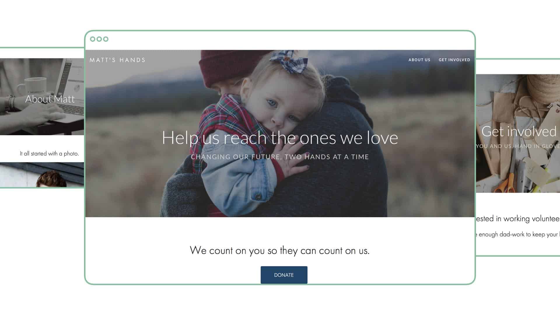 matts hands organization website home page
